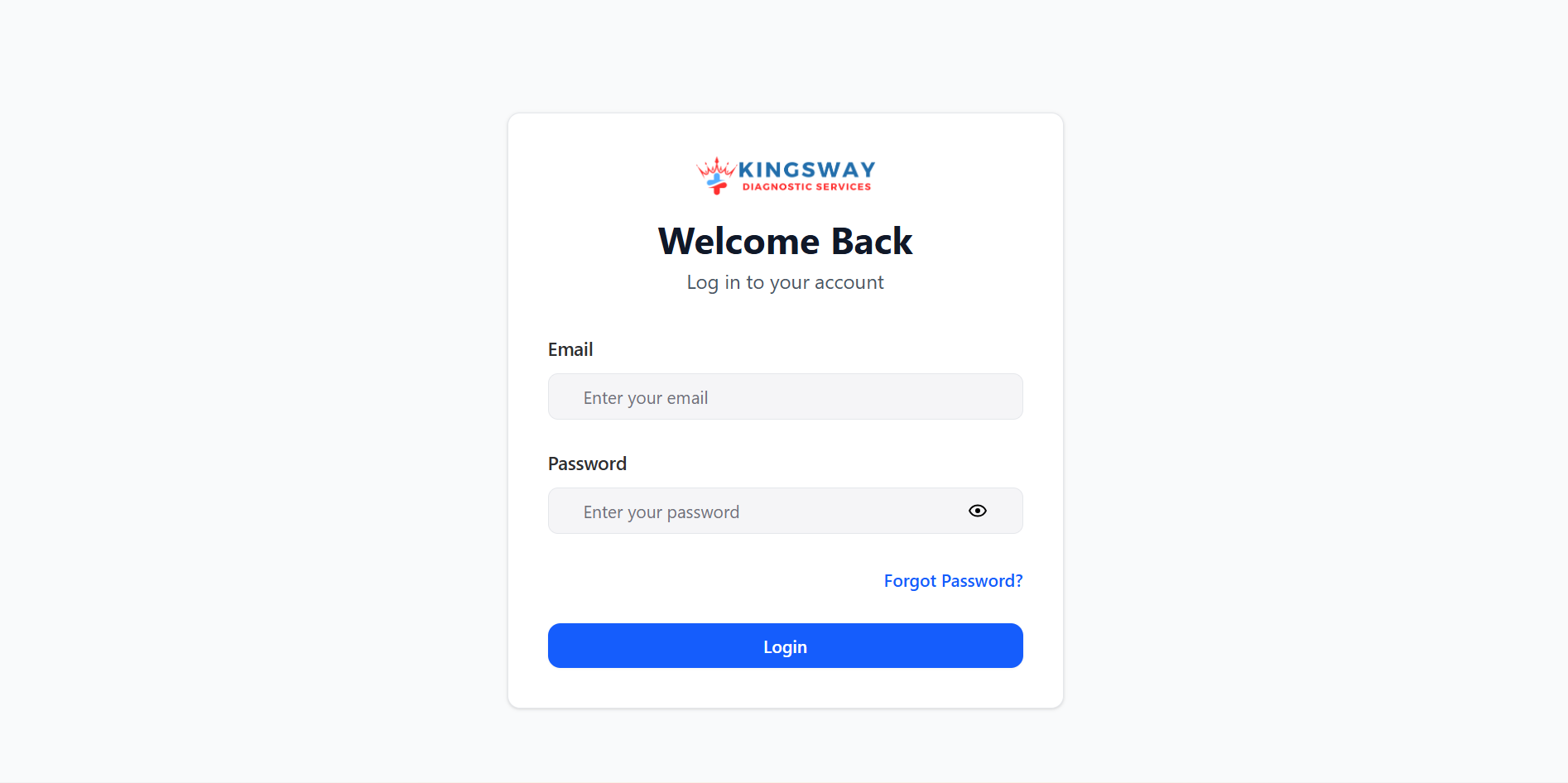 Kingsway Diagnostics Hospital Web Application and Booking System