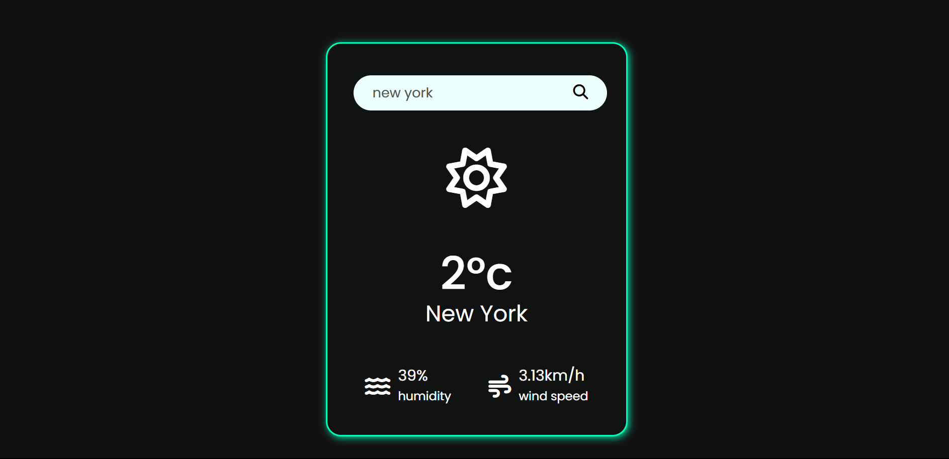 weather checking app image